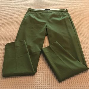 JCrew Olive Green Ankle Pant